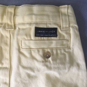 Janie and Jack yellow pants